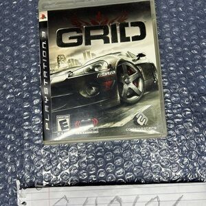 GRID PlayStation 3 Game - Gray Racing Cover